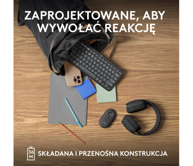 LOGITECH K380s Pebble Keys 2 grafit - 1172750 - zdjęcie 12